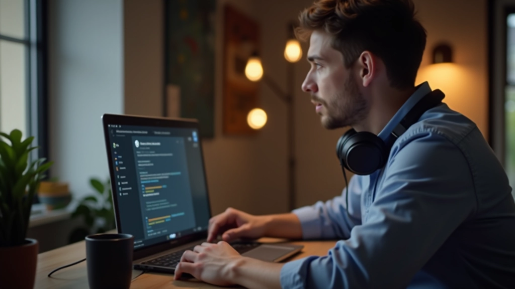 Designer en developer in virtuele meeting met gedeeld scherm en design system zichtbaar